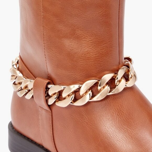 Remy Chain Detail Riding Boot - Picture 4 of 4